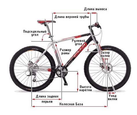 Размер рамы горного велосипеда